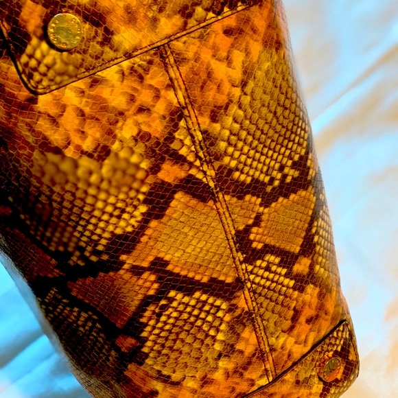 Michael Kors Astor Python Handbag *Great Condition - Picture 7 of 7